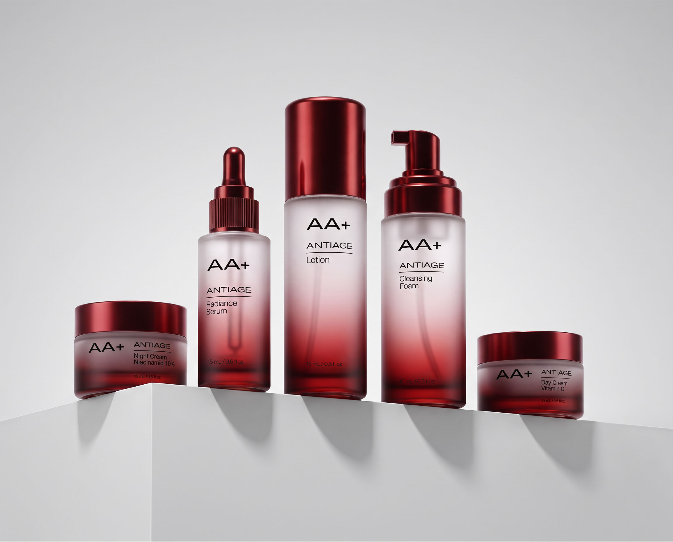 AA+ antiage full product range floating composition