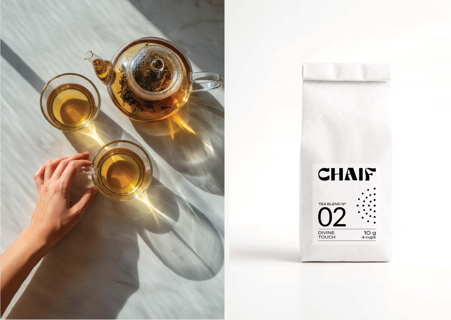 Chaif aroma tea packaging design