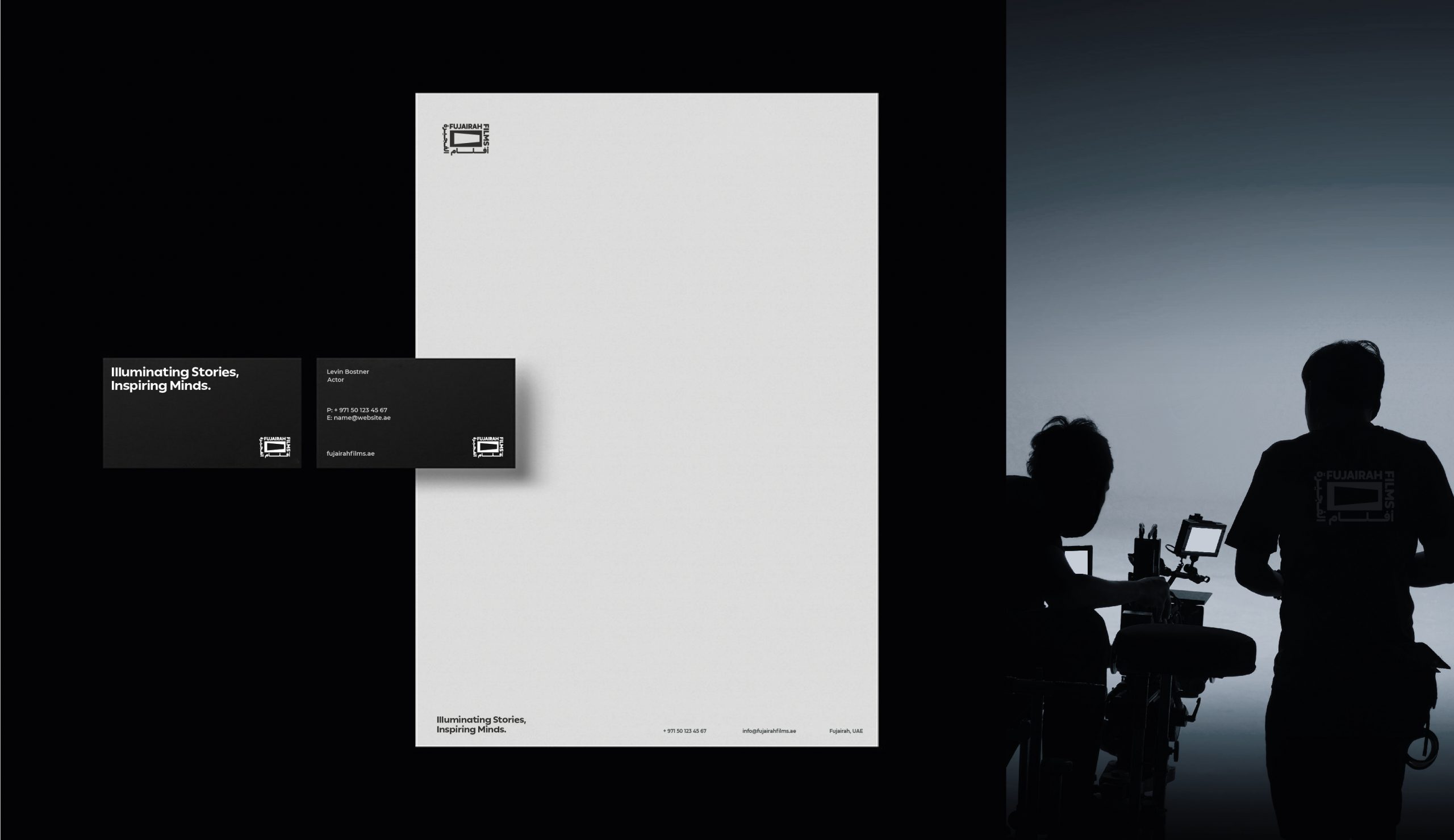 Fujairah Films logo and brand identity