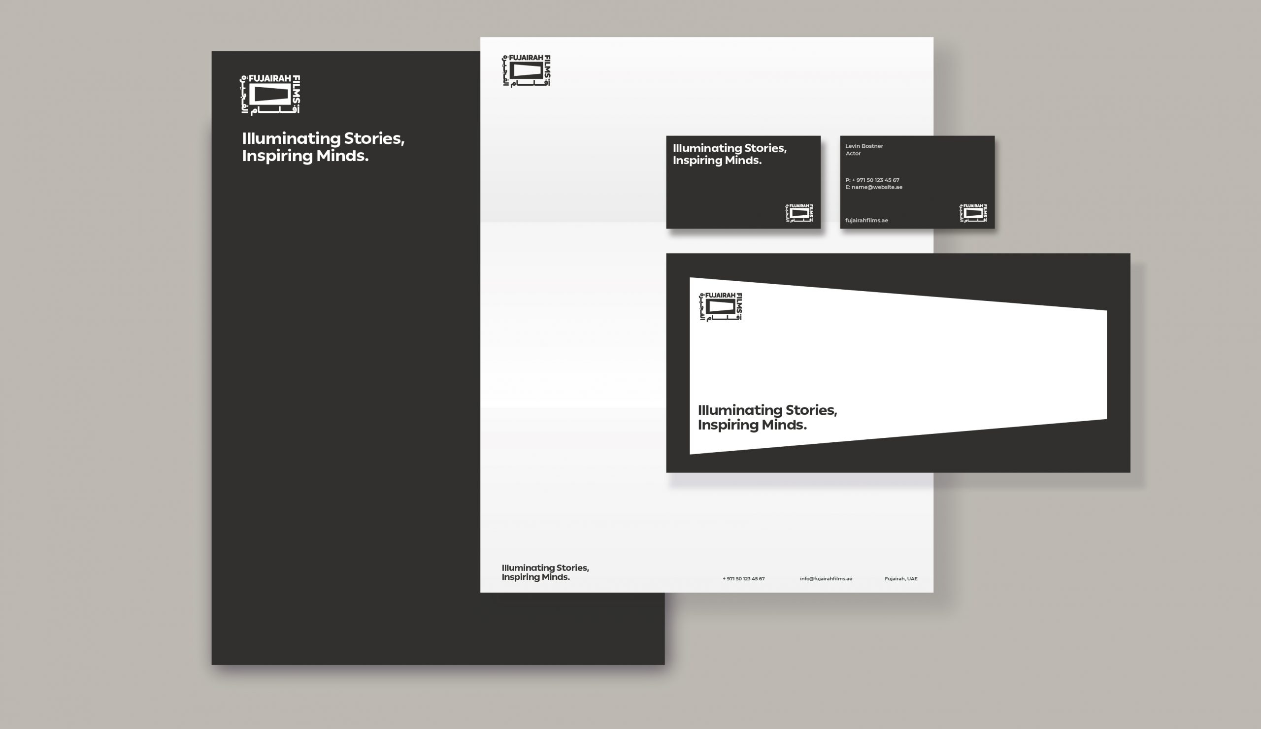 Fujairah Films logo and brand identity