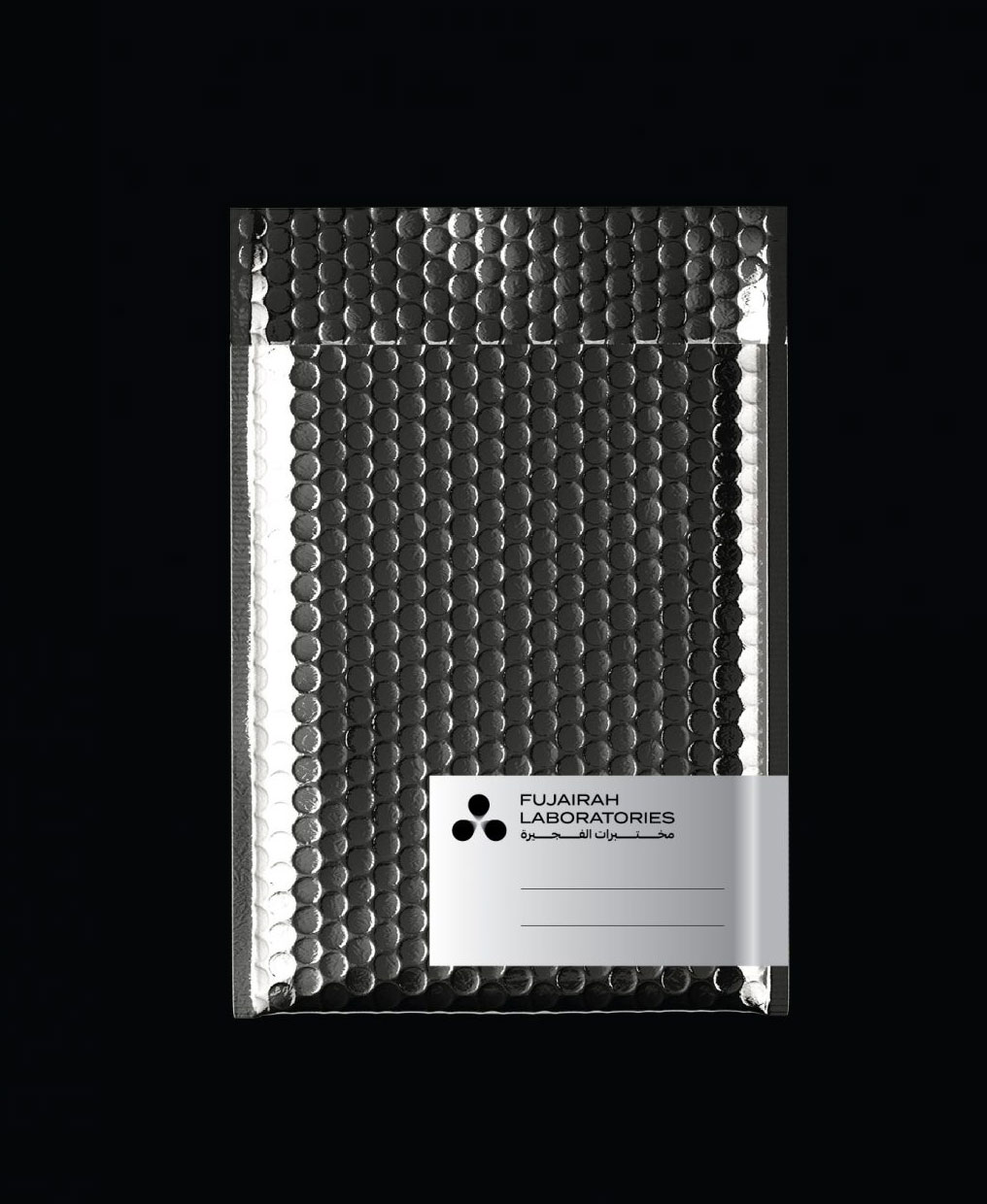 Fujairah Laboratories branded mailer packaging