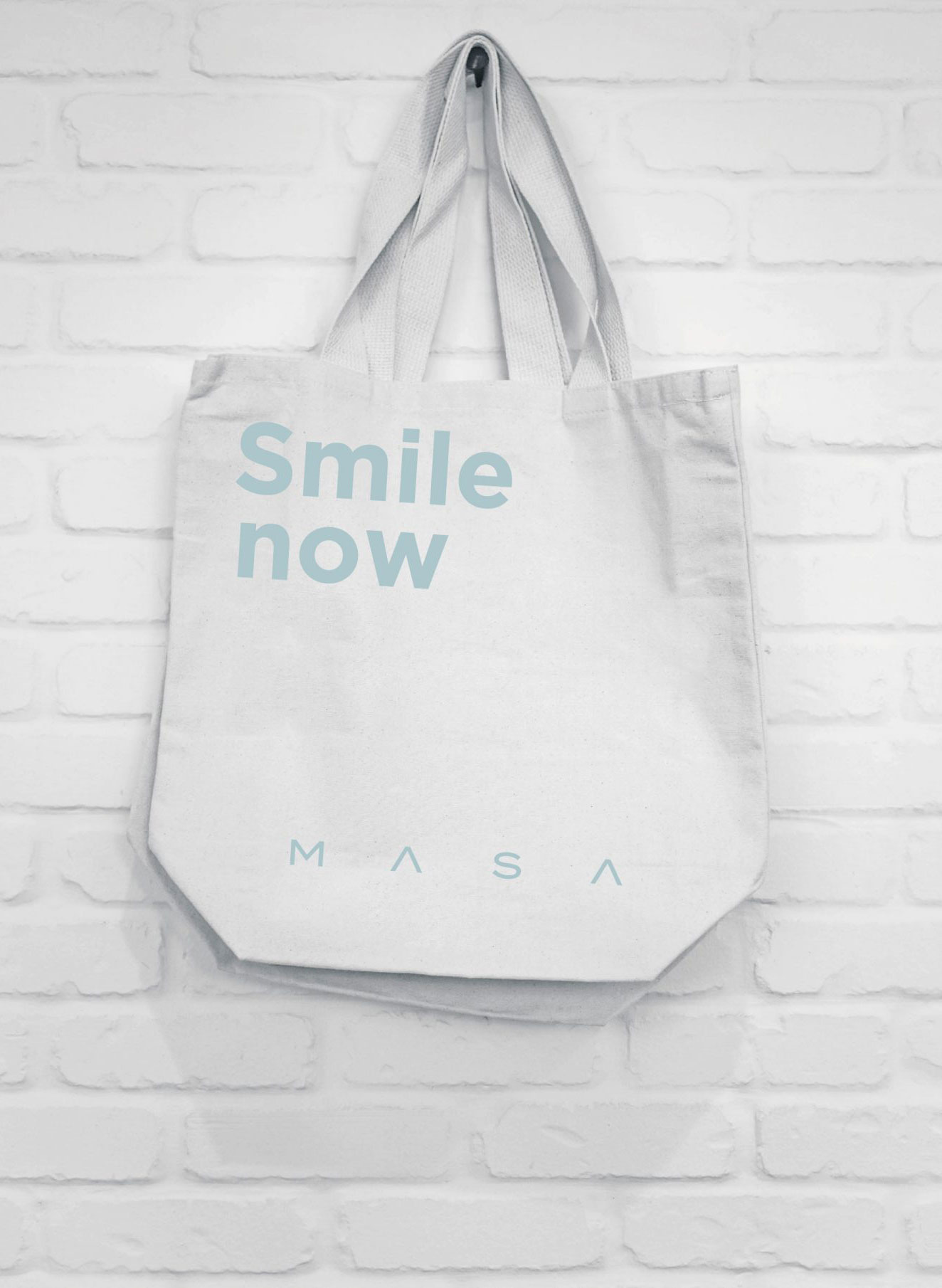 MASA dental clinic logo and brand identity