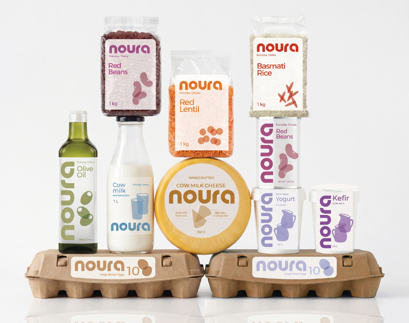 Noura private-label food brand packaging design