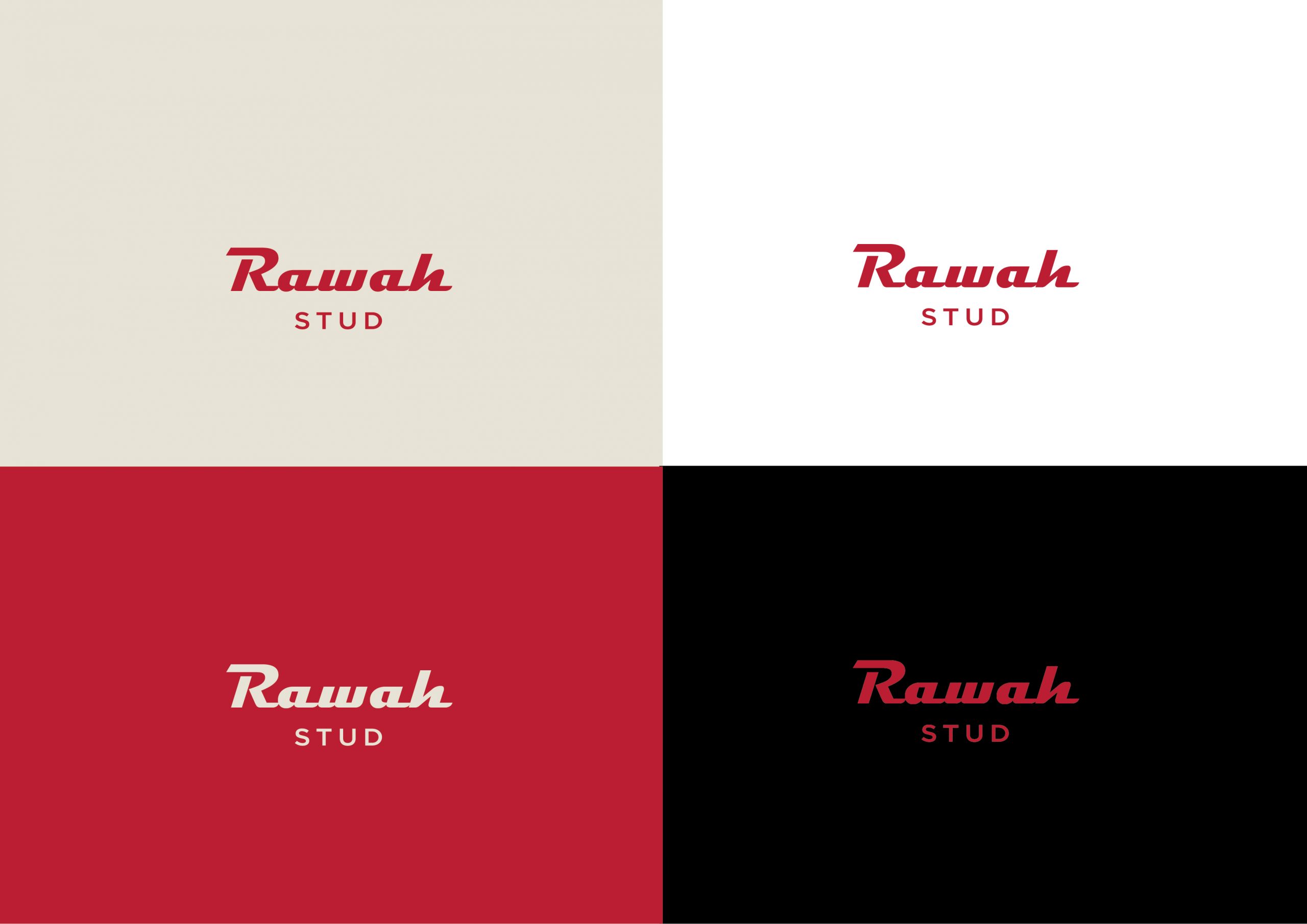Rawah Stud logo design