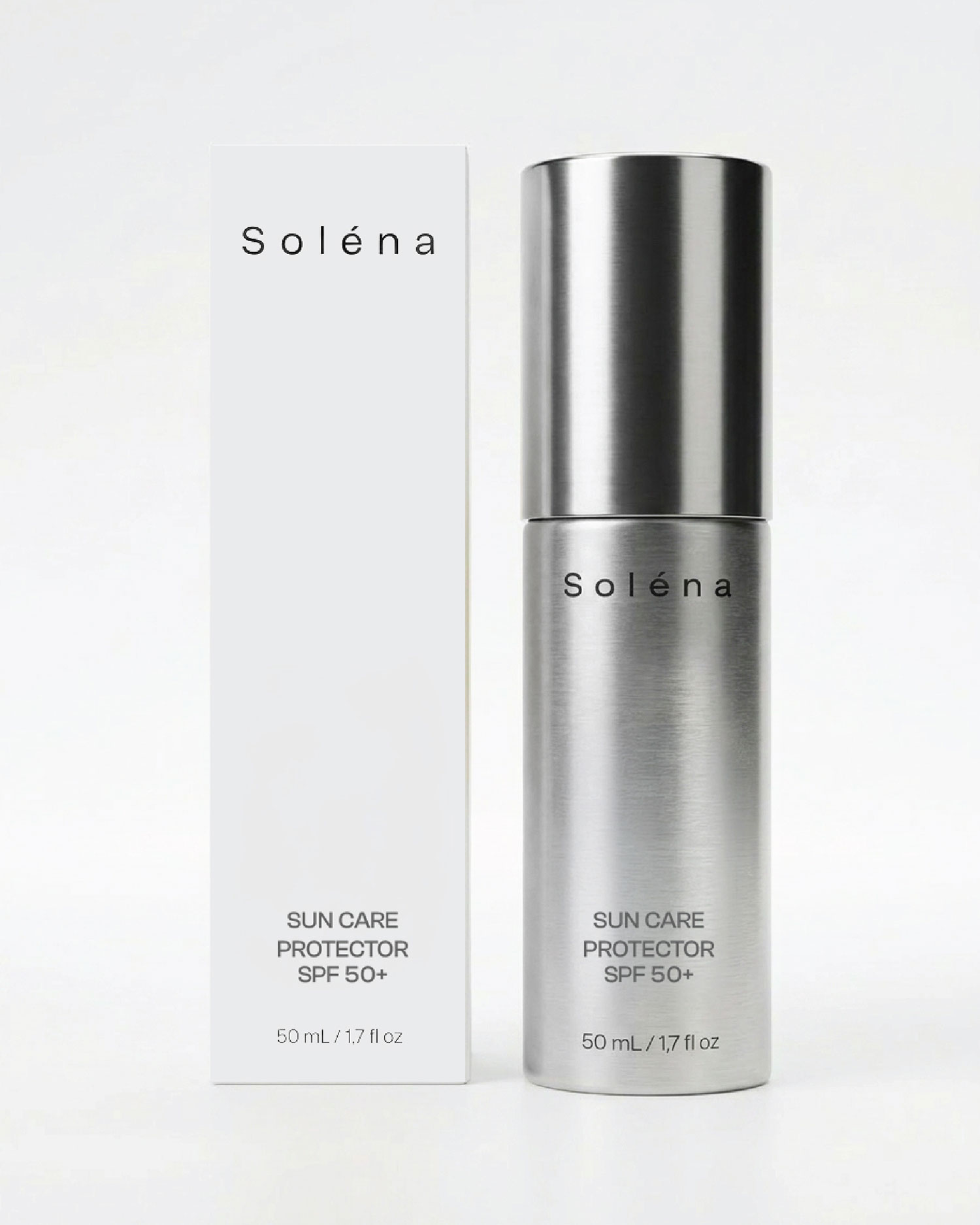 Solena sunscreen cosmetic packaging