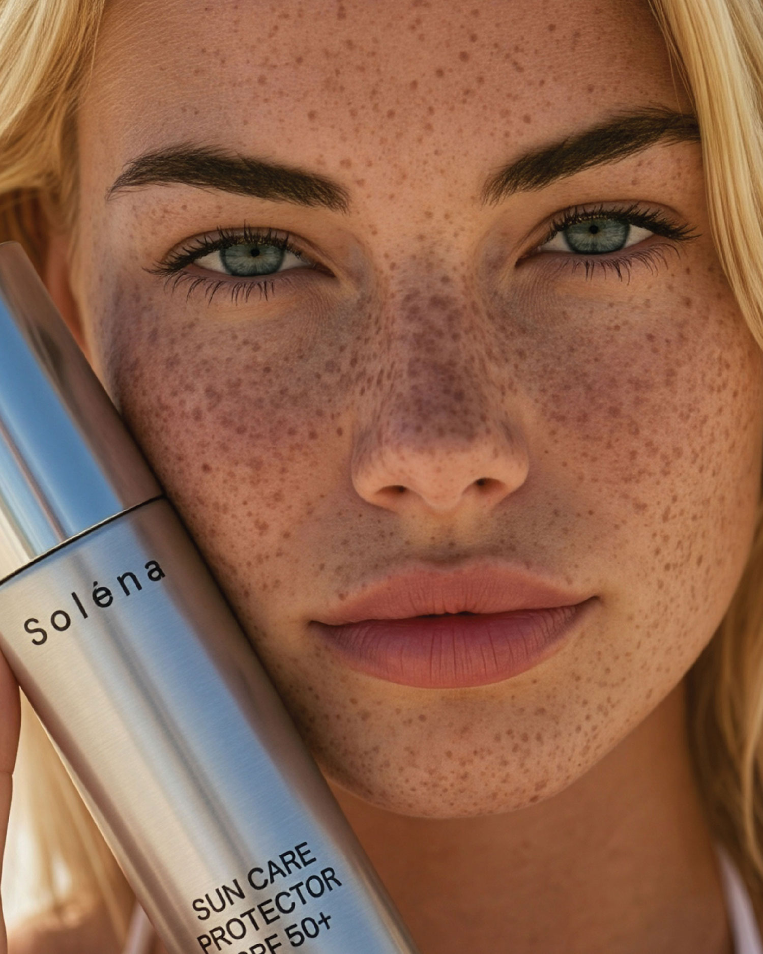 Solena sunscreen cosmetic packaging