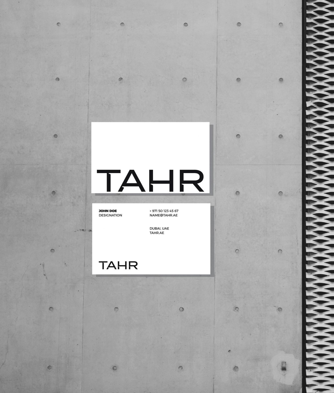 TAHR cybersecurity logo design