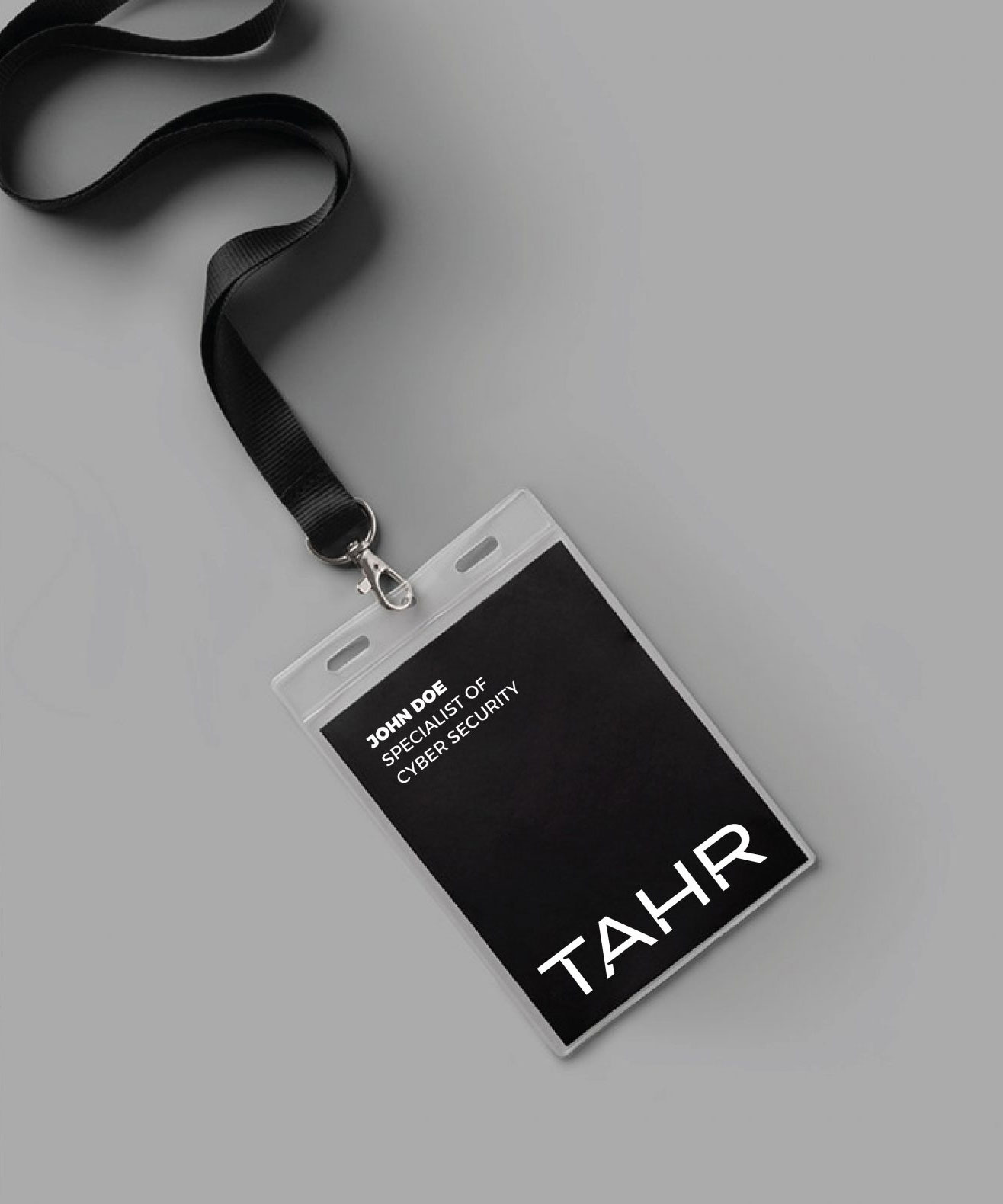 TAHR staff ID badge